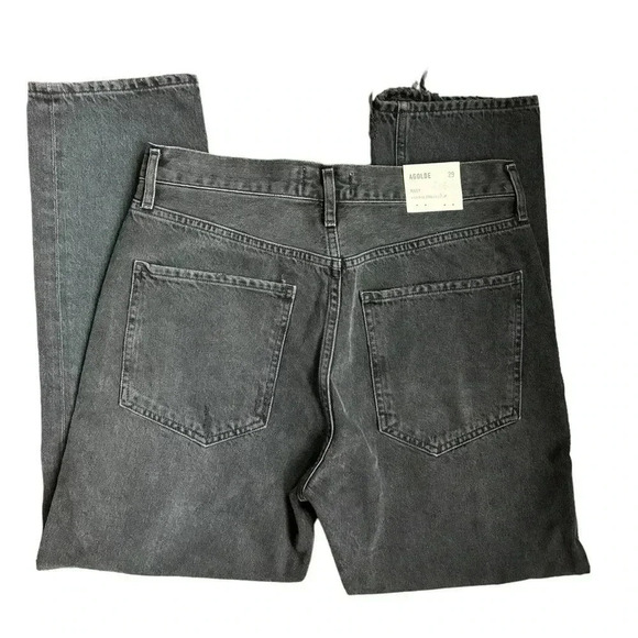 AGOLDE Riley High Rise Straight Crop in Edit Button Fly Women’s 29 - Picture 12 of 16